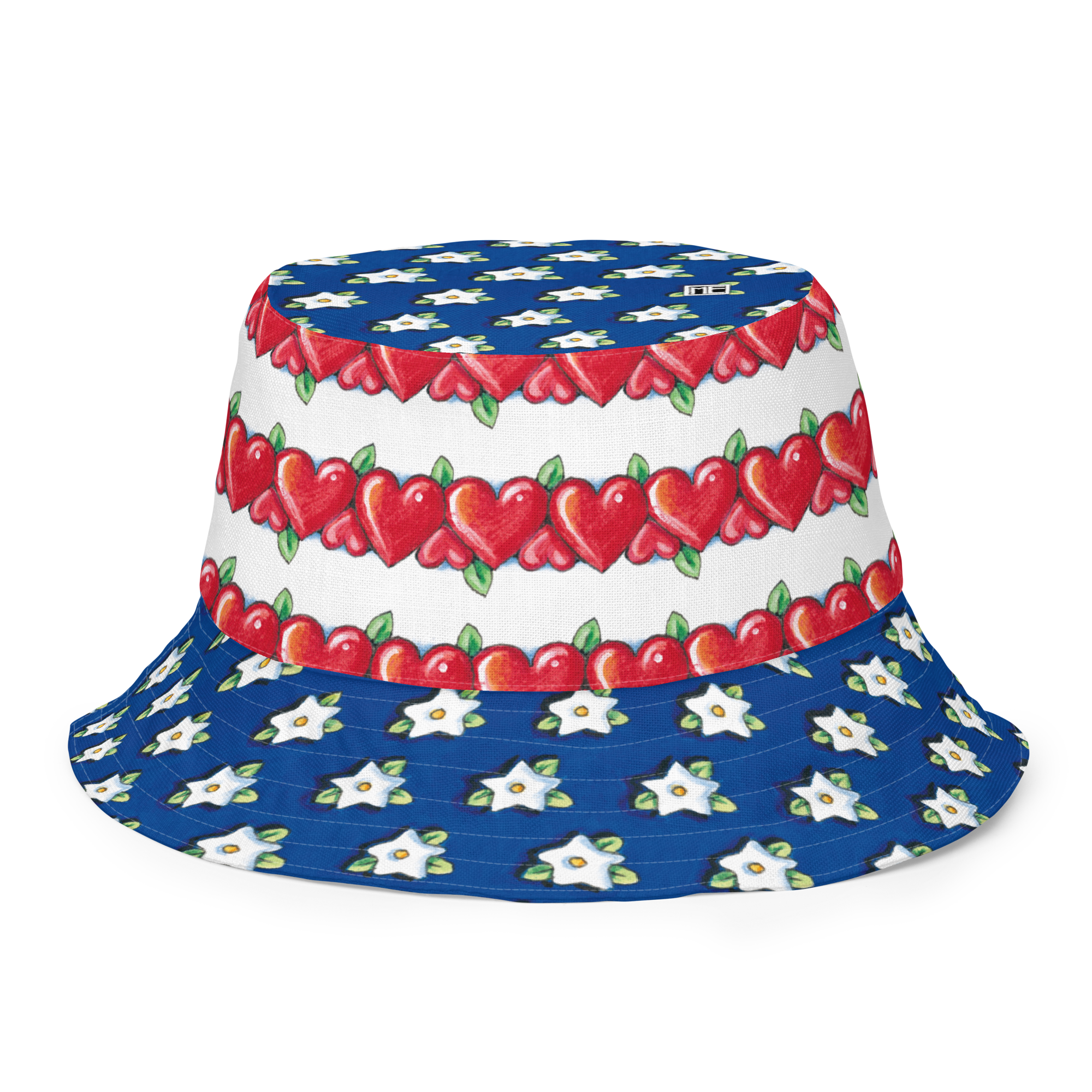 Reversible Bucket Hat Red/Blue