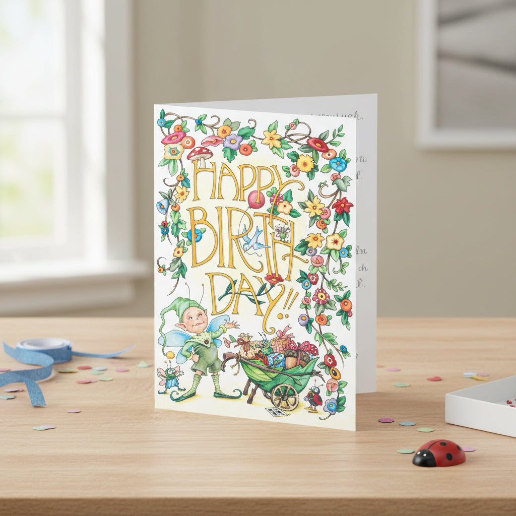 Birthday Bugs Greeting Card