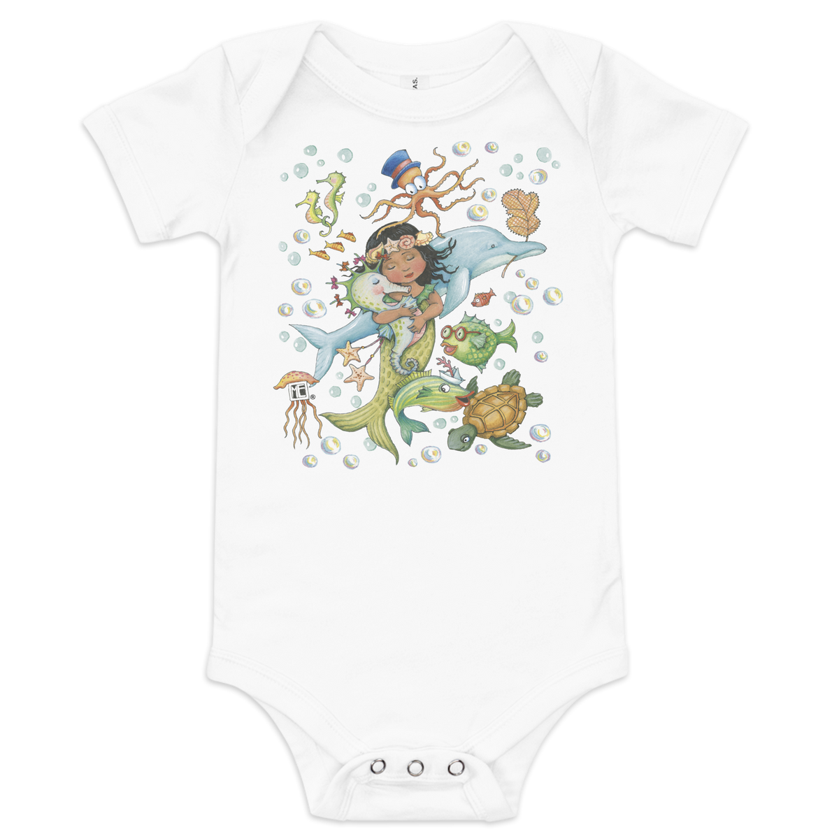 Just Keep Swimming Infant Bodysuit