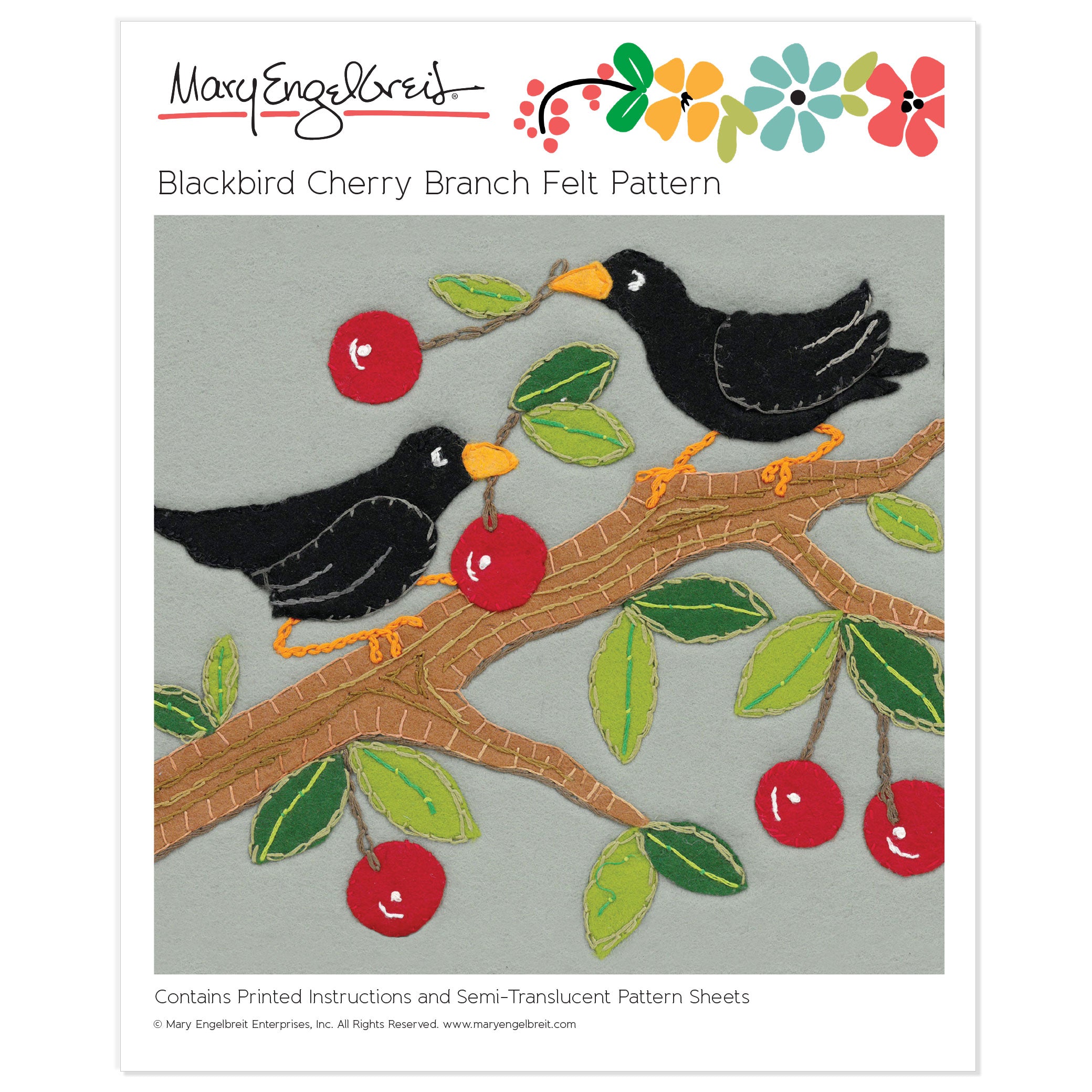 Cherry Two Border Fabric: Almost 2 Yds Plus discount Scrap by Mary Engelbreit for Daisy Kingdom