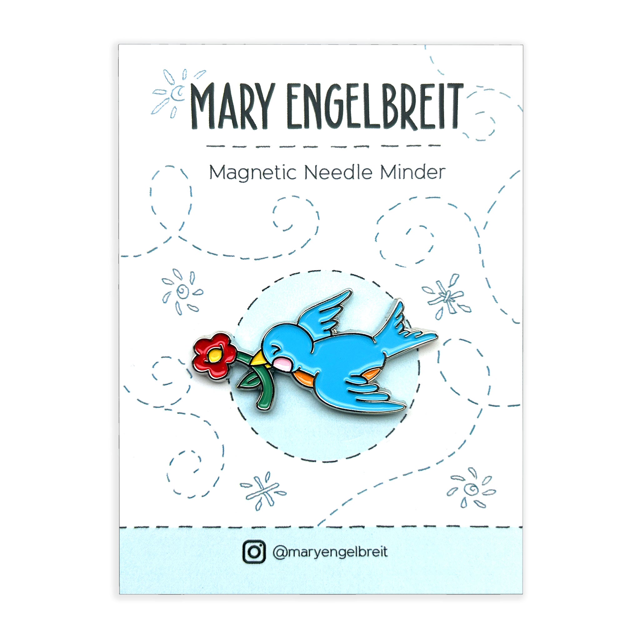 Blue Bird Needle Minder