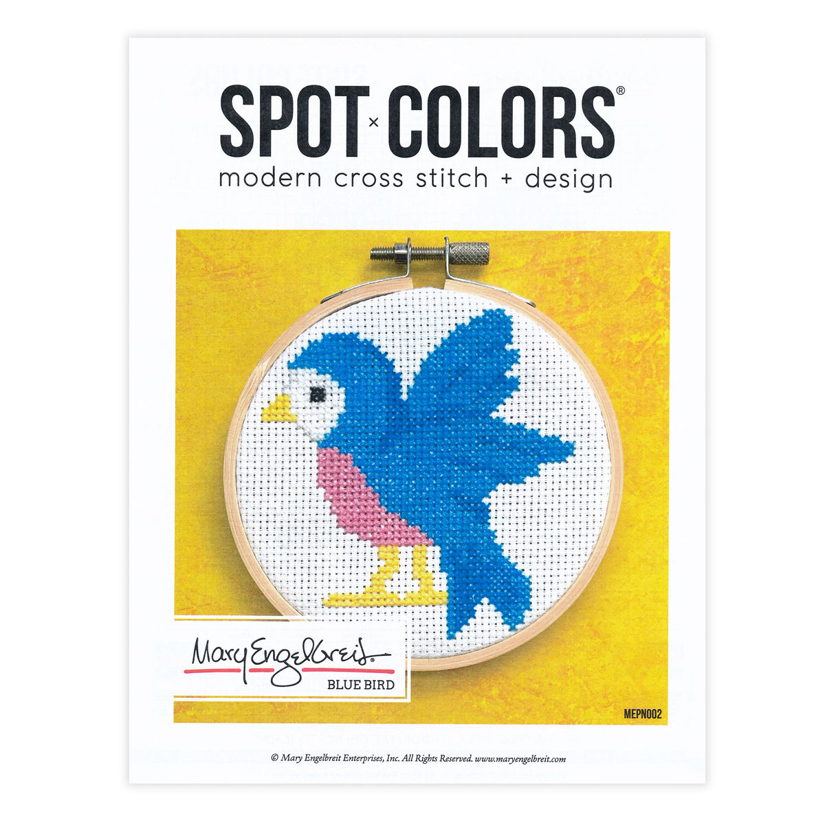 Blue Bird Cross Stitch Leaflet