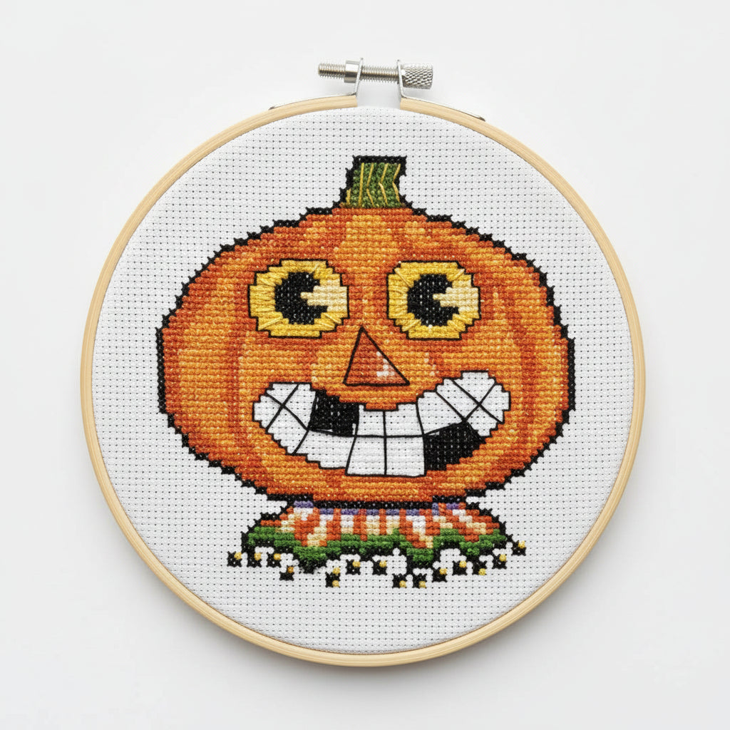 Pumpkin Cross Stitch Leaflet