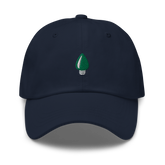 Green Holiday Light Hat