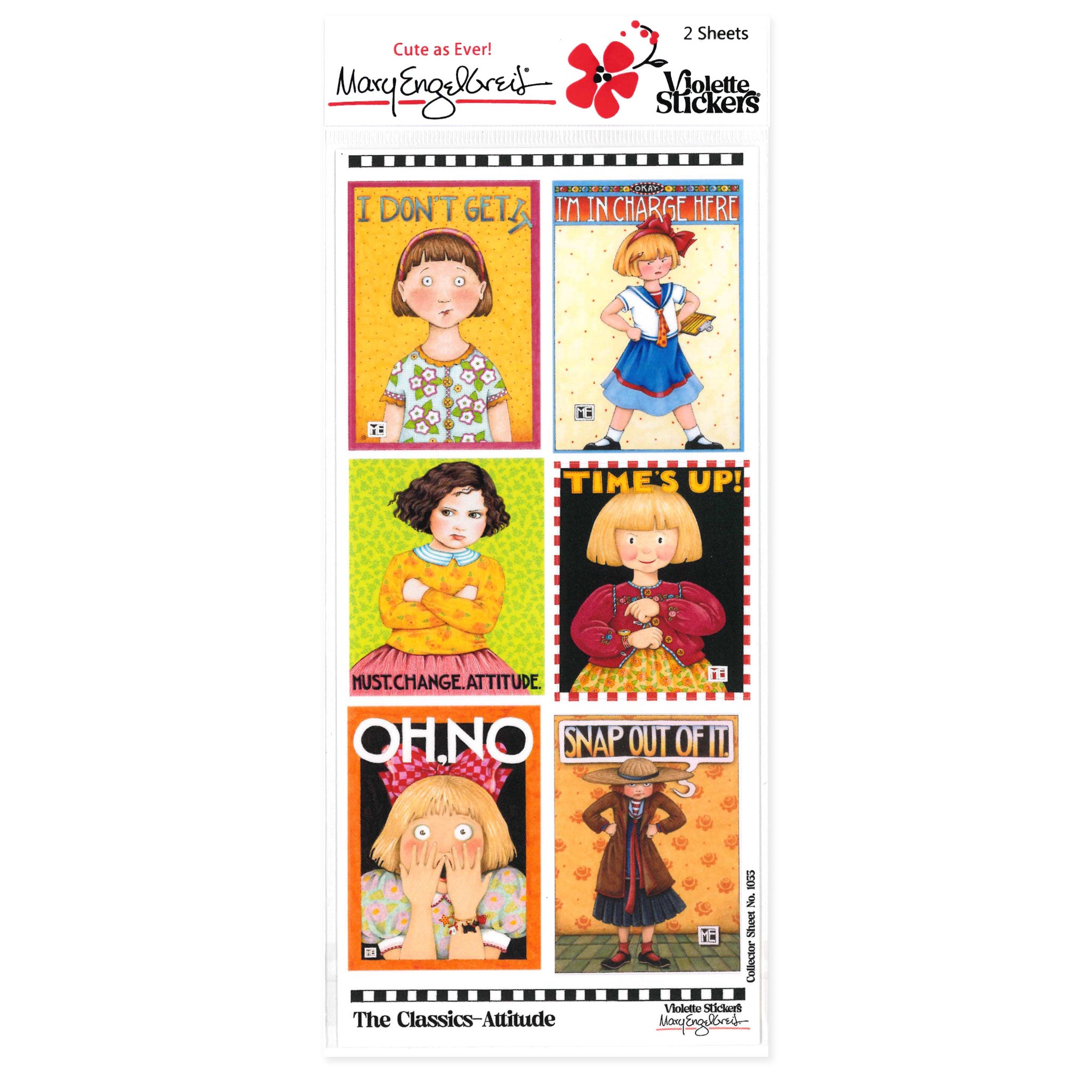 ME Classics Attitude Sticker Sheet