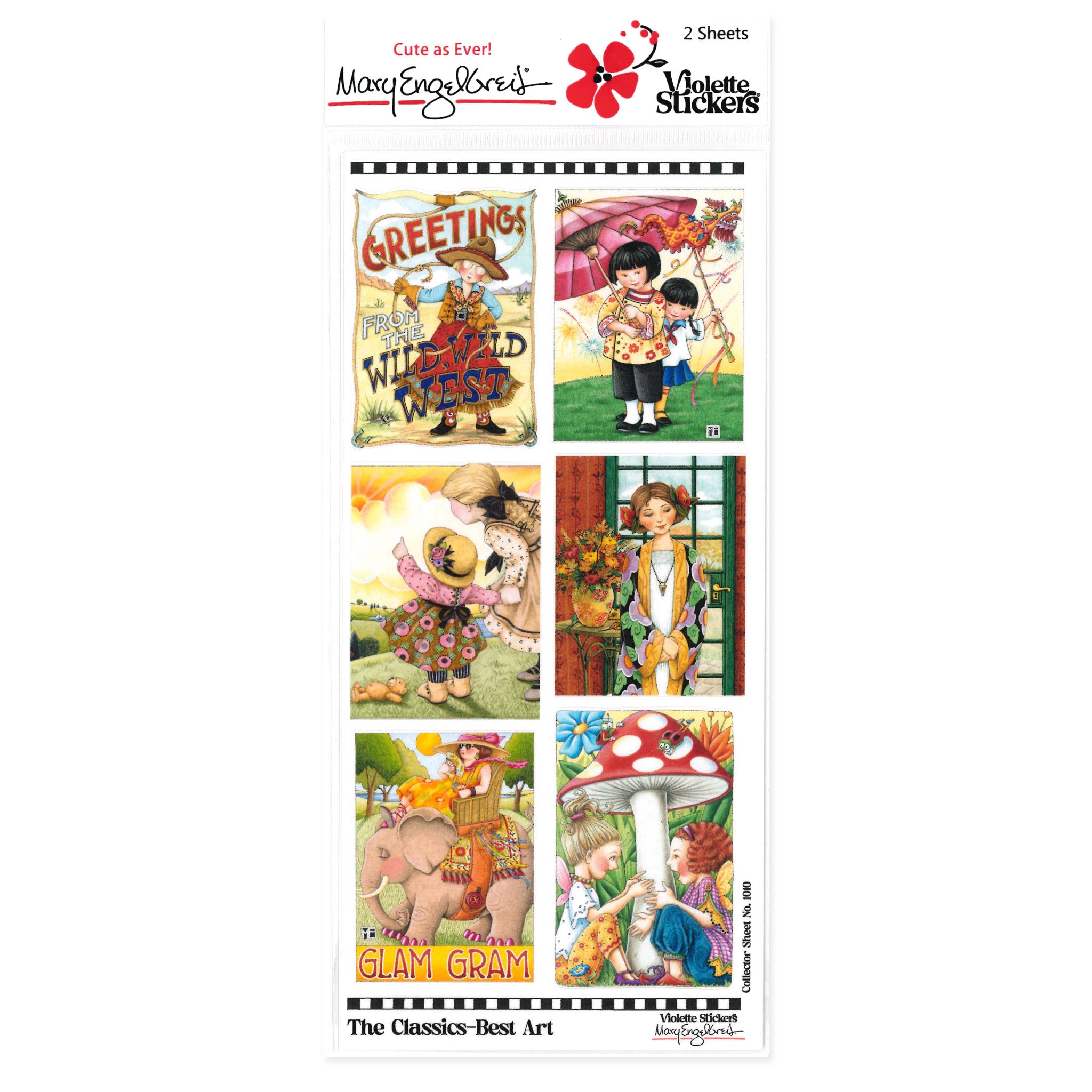 ME Classics Best Art Sticker Sheet