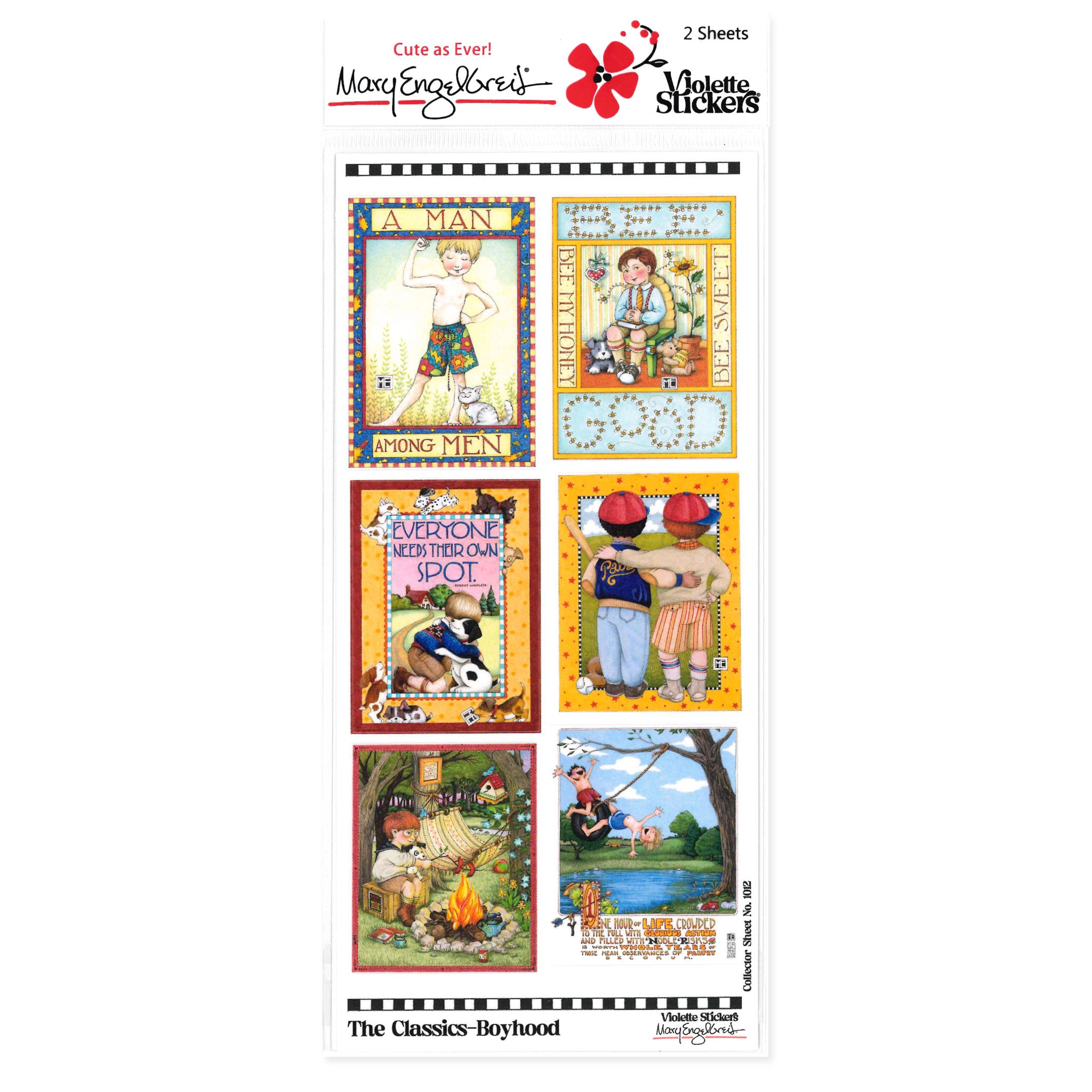 ME Classics Boyhood Sticker Sheet