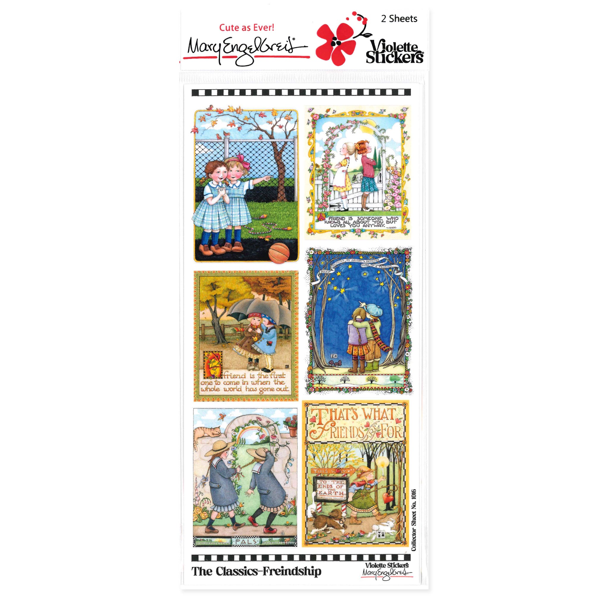 ME Classics Friendship Sticker Sheet