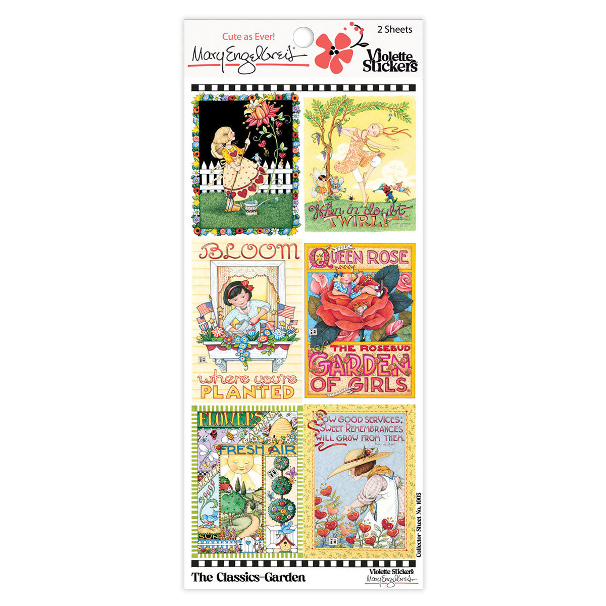 ME Classics Garden Sticker Sheet
