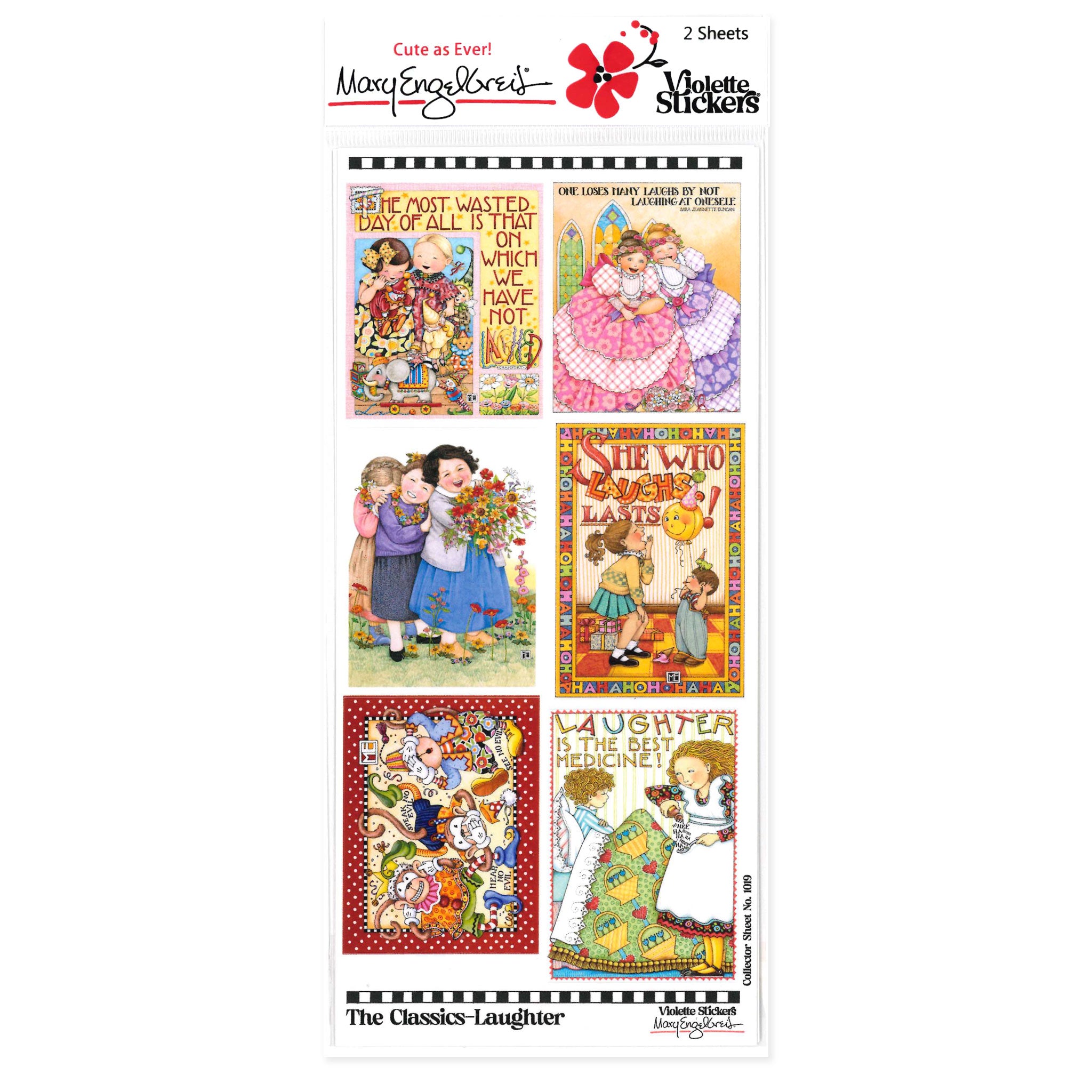ME Classics Laughter Sticker Sheet