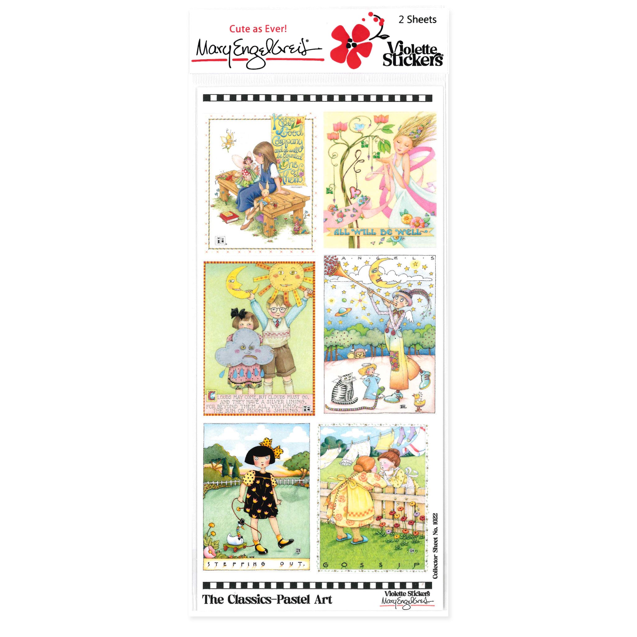ME Classics Pastel Art Sticker Sheet