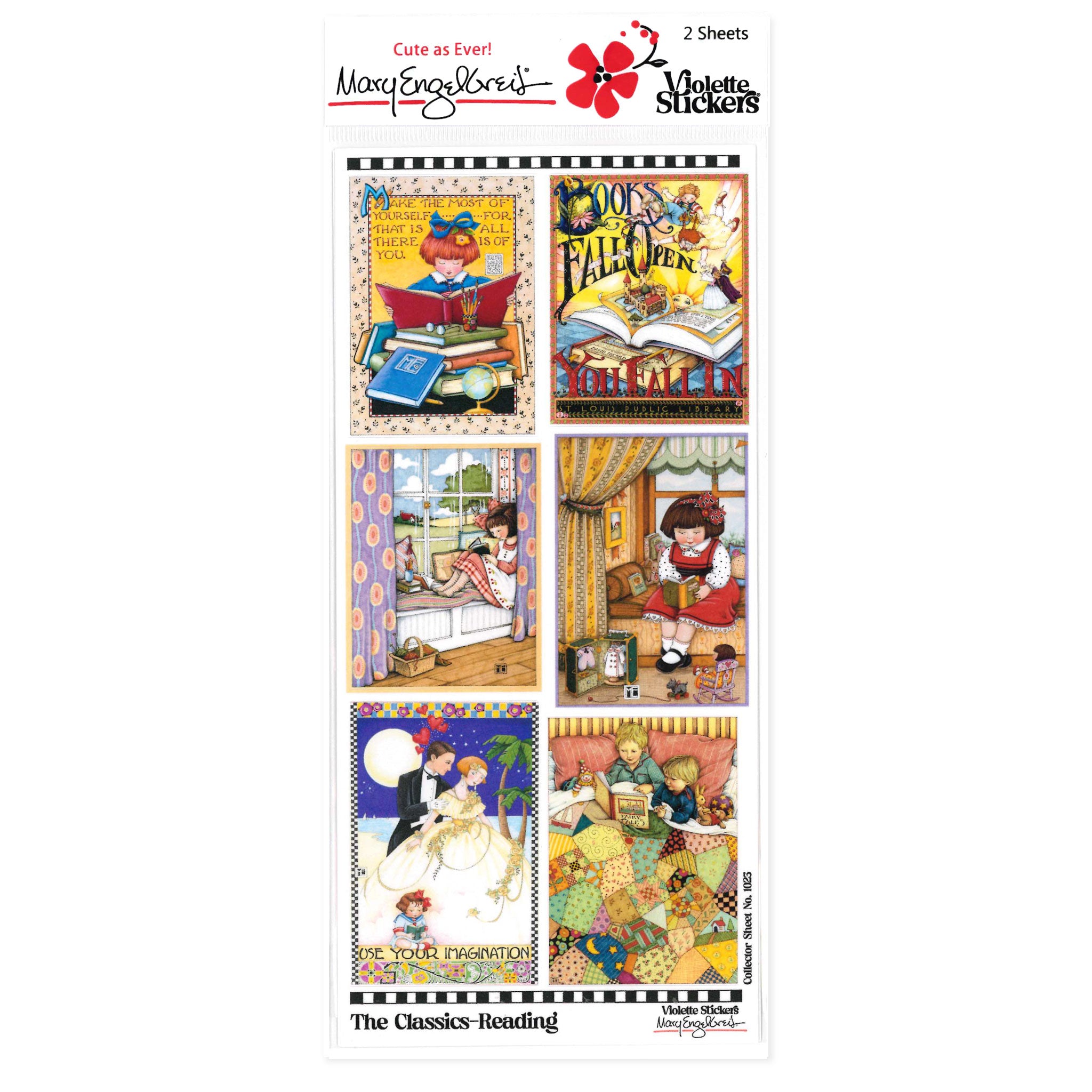 ME Classics Reading Sticker Sheet