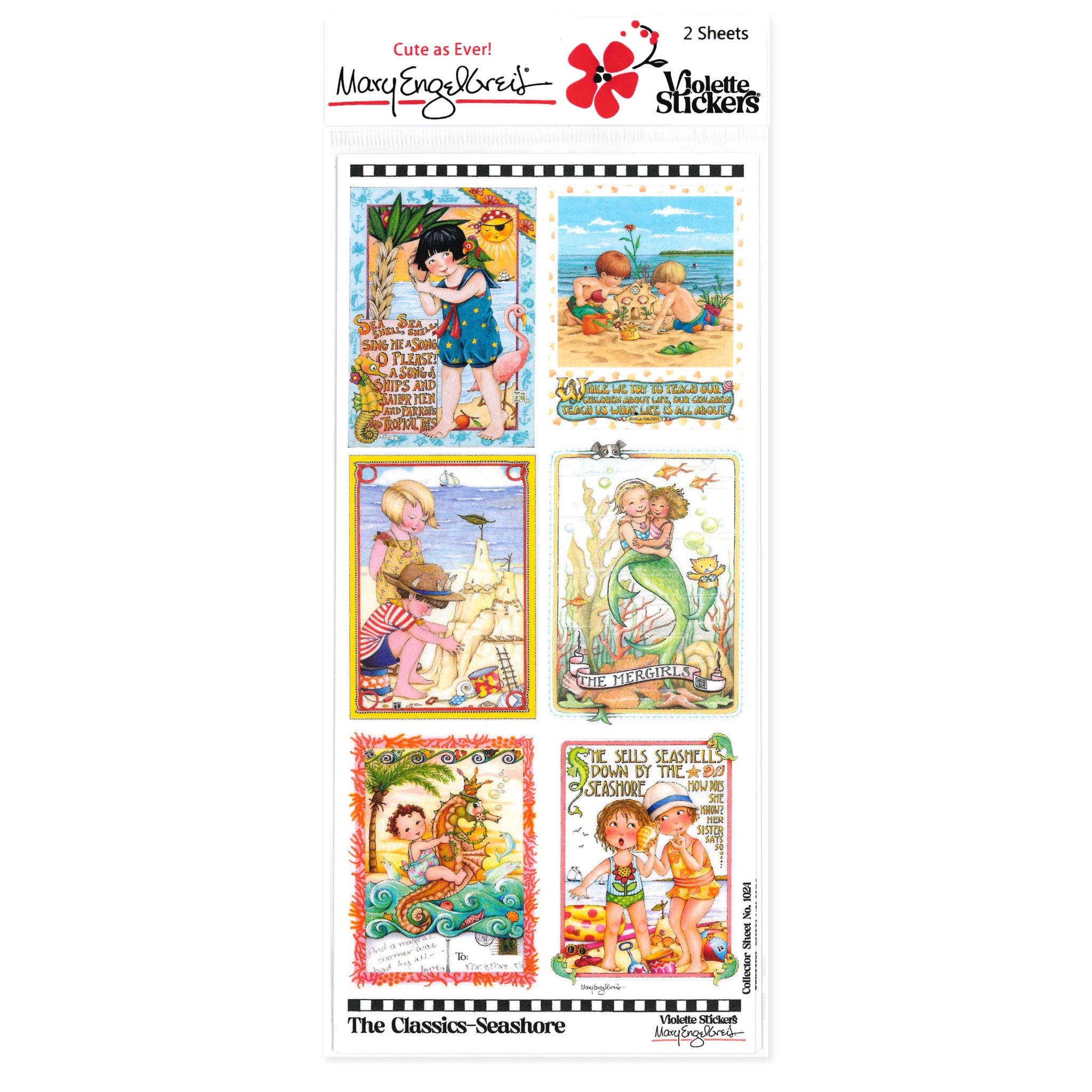 ME Classics Seashore Sticker Sheet