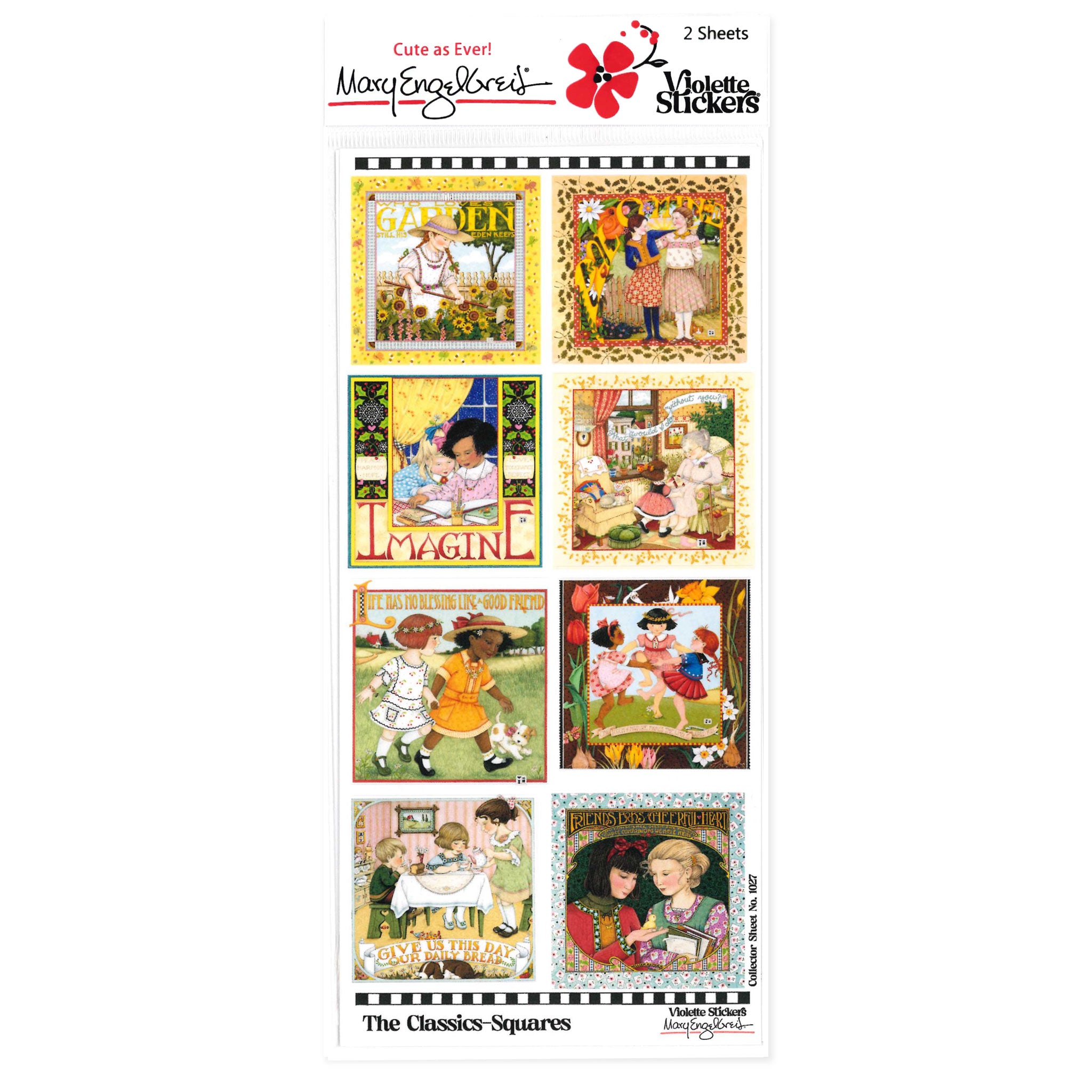 ME Classics Squares Sticker Sheet