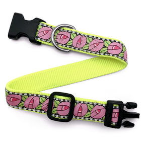 Cottage Rose Dog Collar