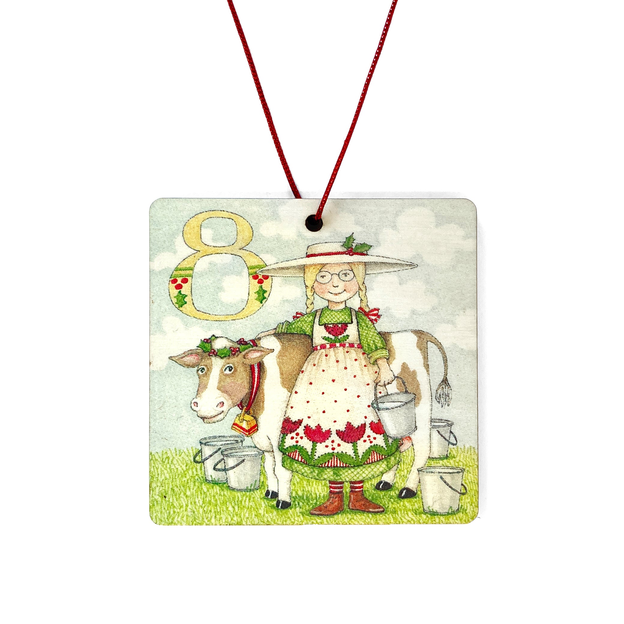 Twelve Days of Christmas Ornament Set