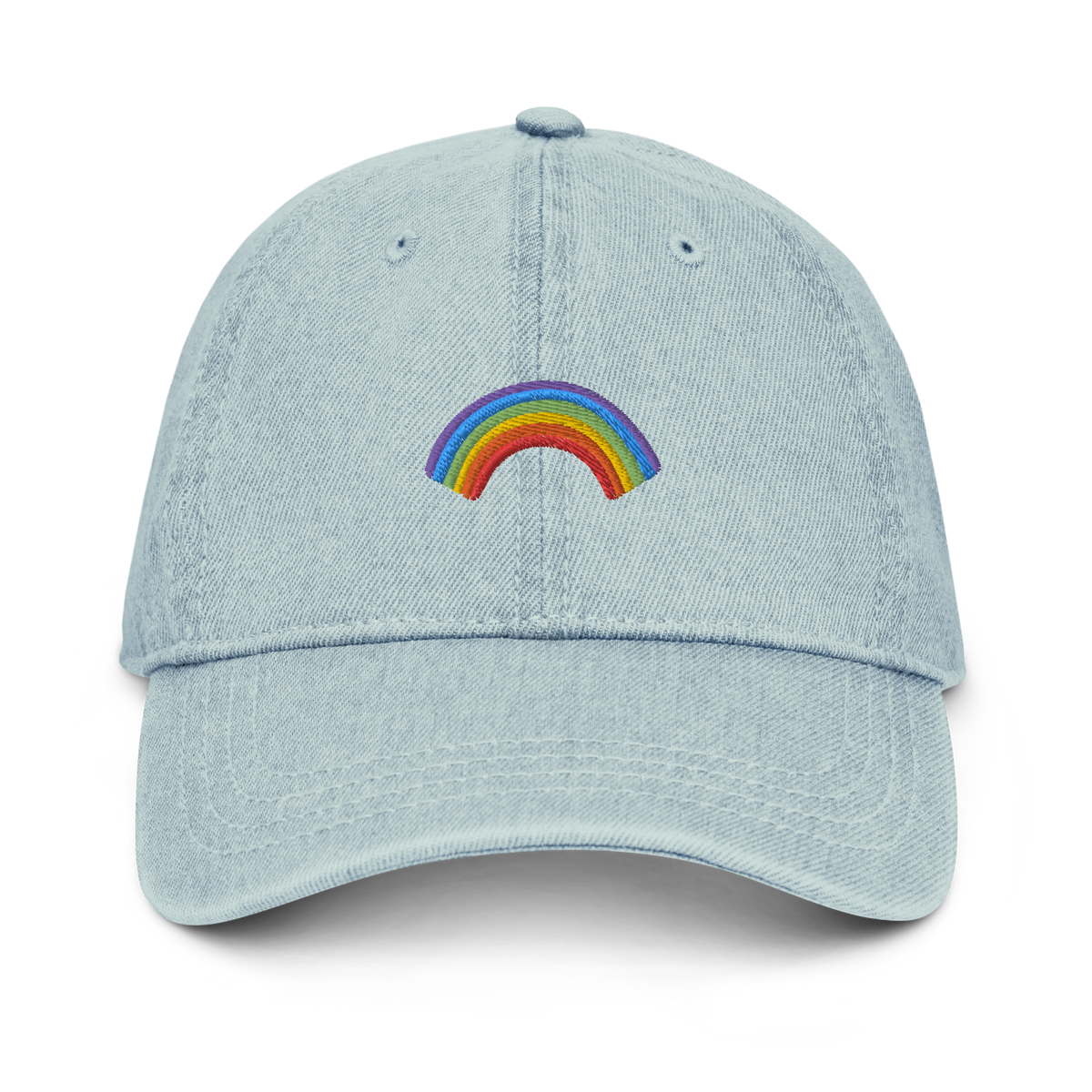 Rainbow Denim Hat