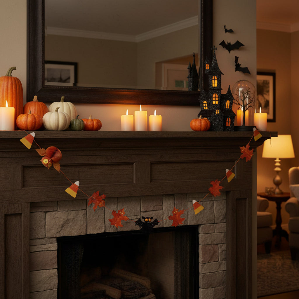 Halloween Honeycomb Critter Garland