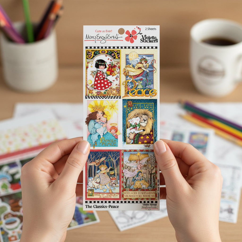 ME Classics Peace Sticker Sheet