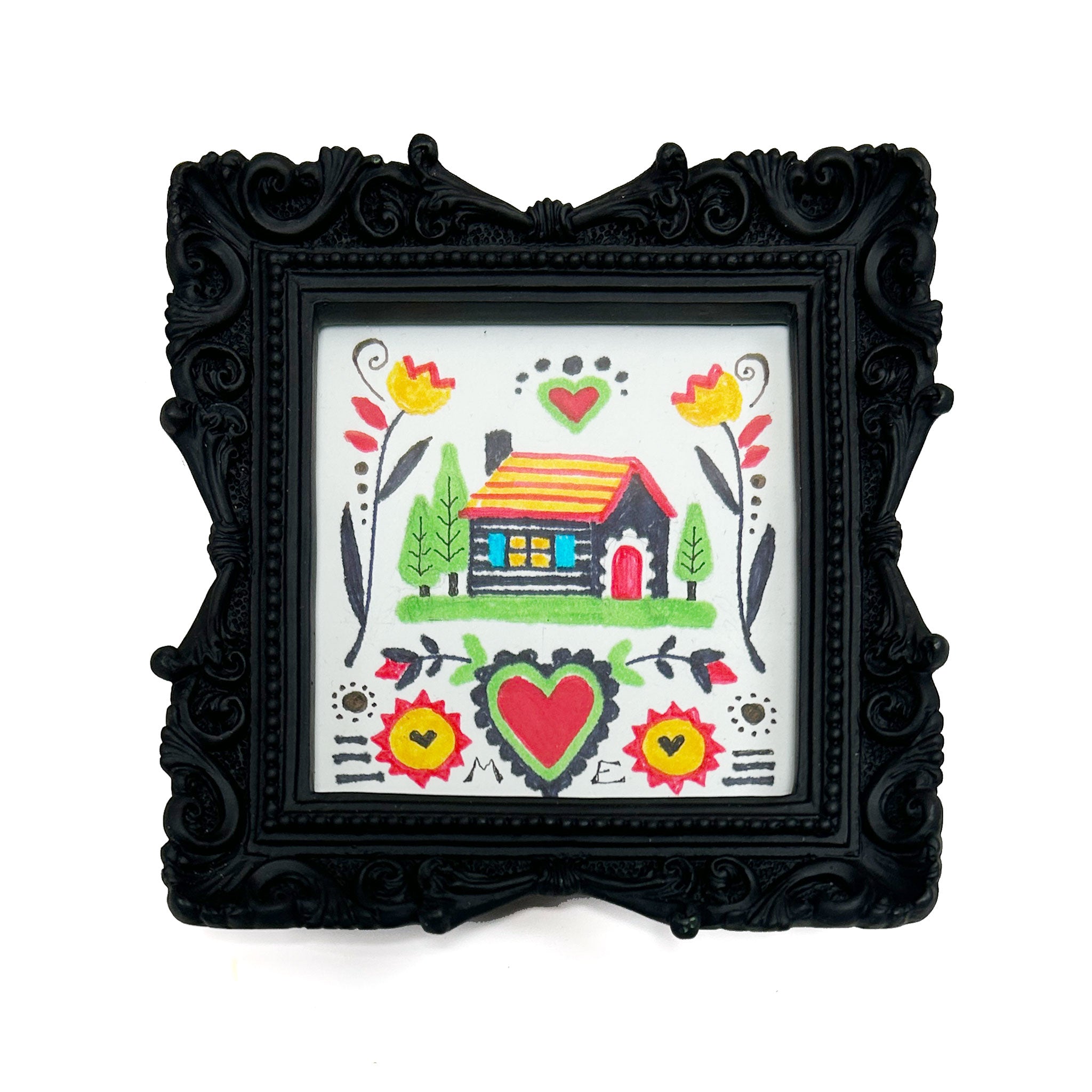 The Little Red Door Framed Art