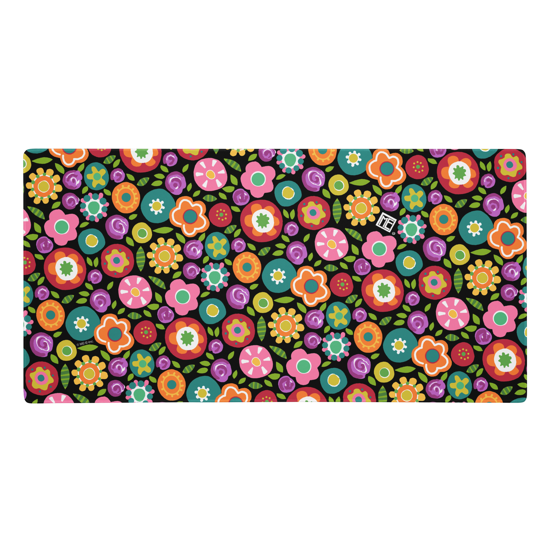 Rainbow Floral Deluxe Desk Pad
