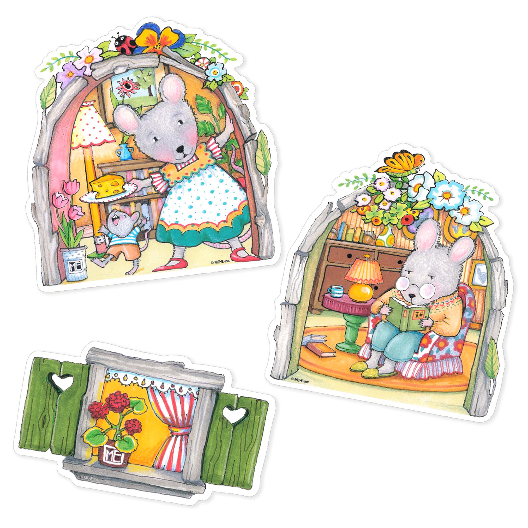 Mouse House Wall Decals