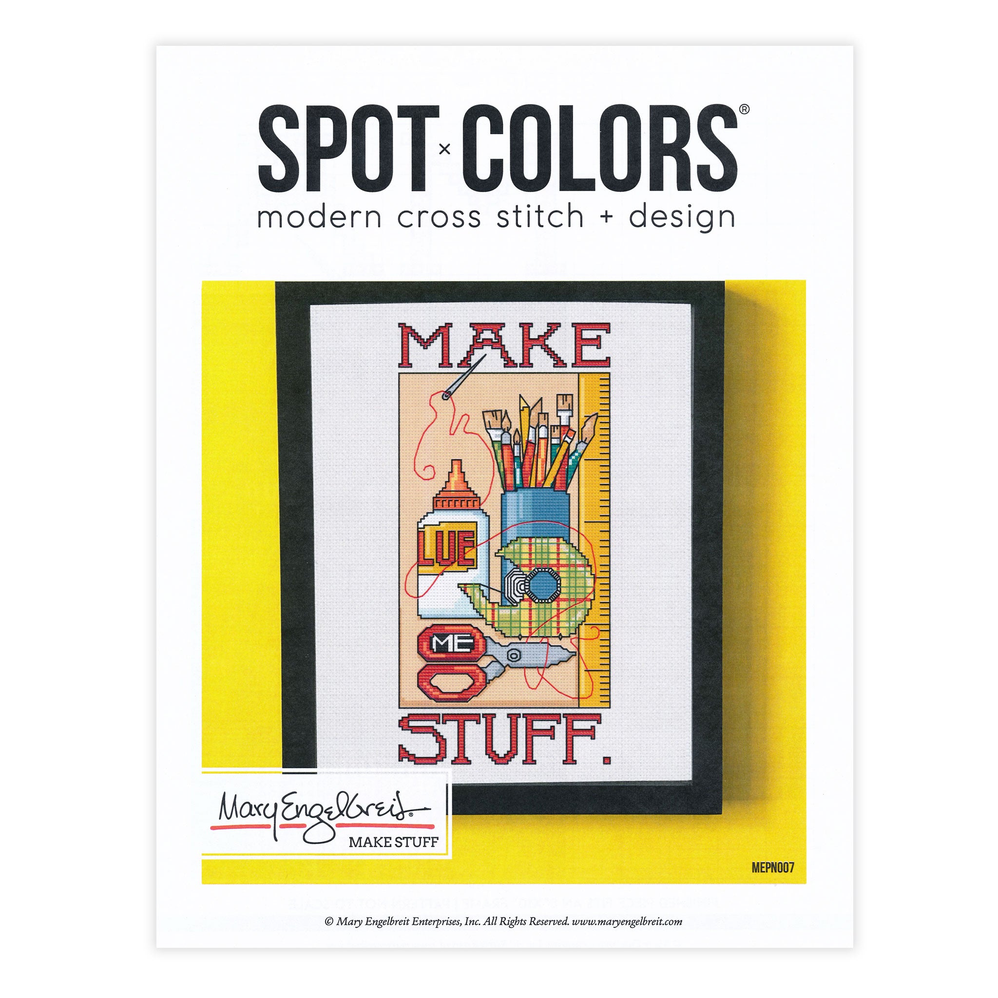 Make Stuff Cross Stitch Leaflet