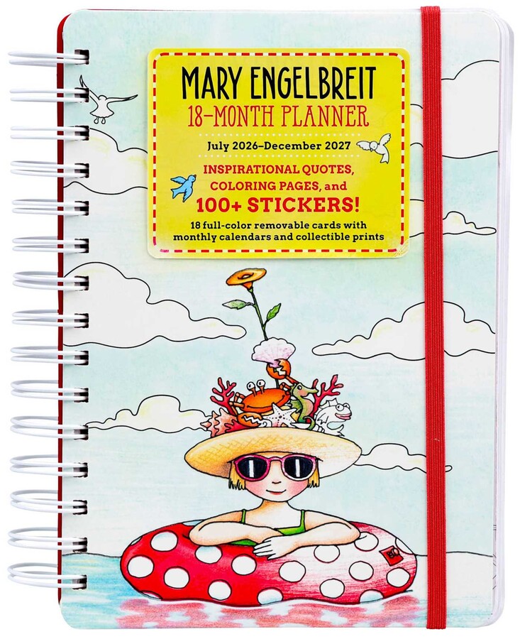 18-Month Coloring Planner