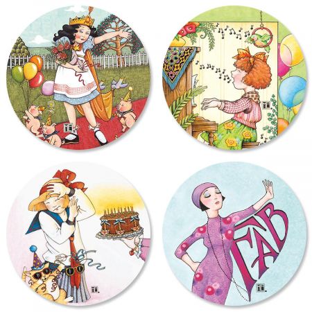 Mary Engelbreit Birthday Seals