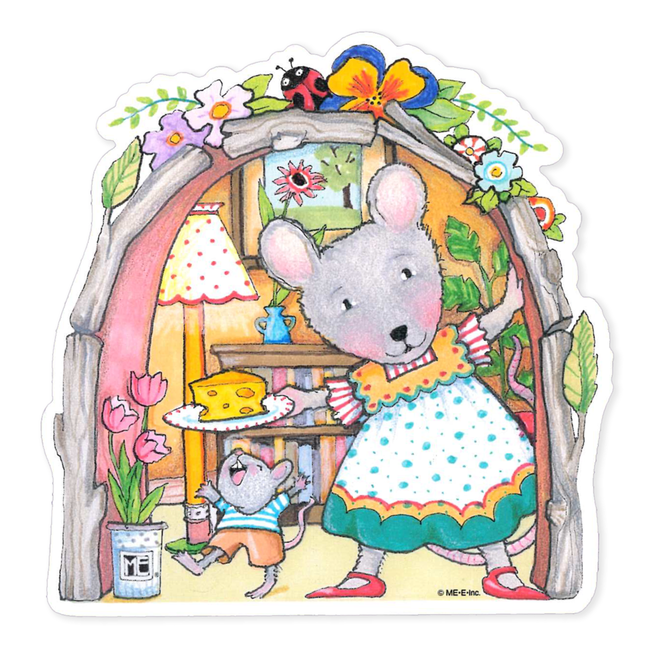 Mouse House Wall Decals