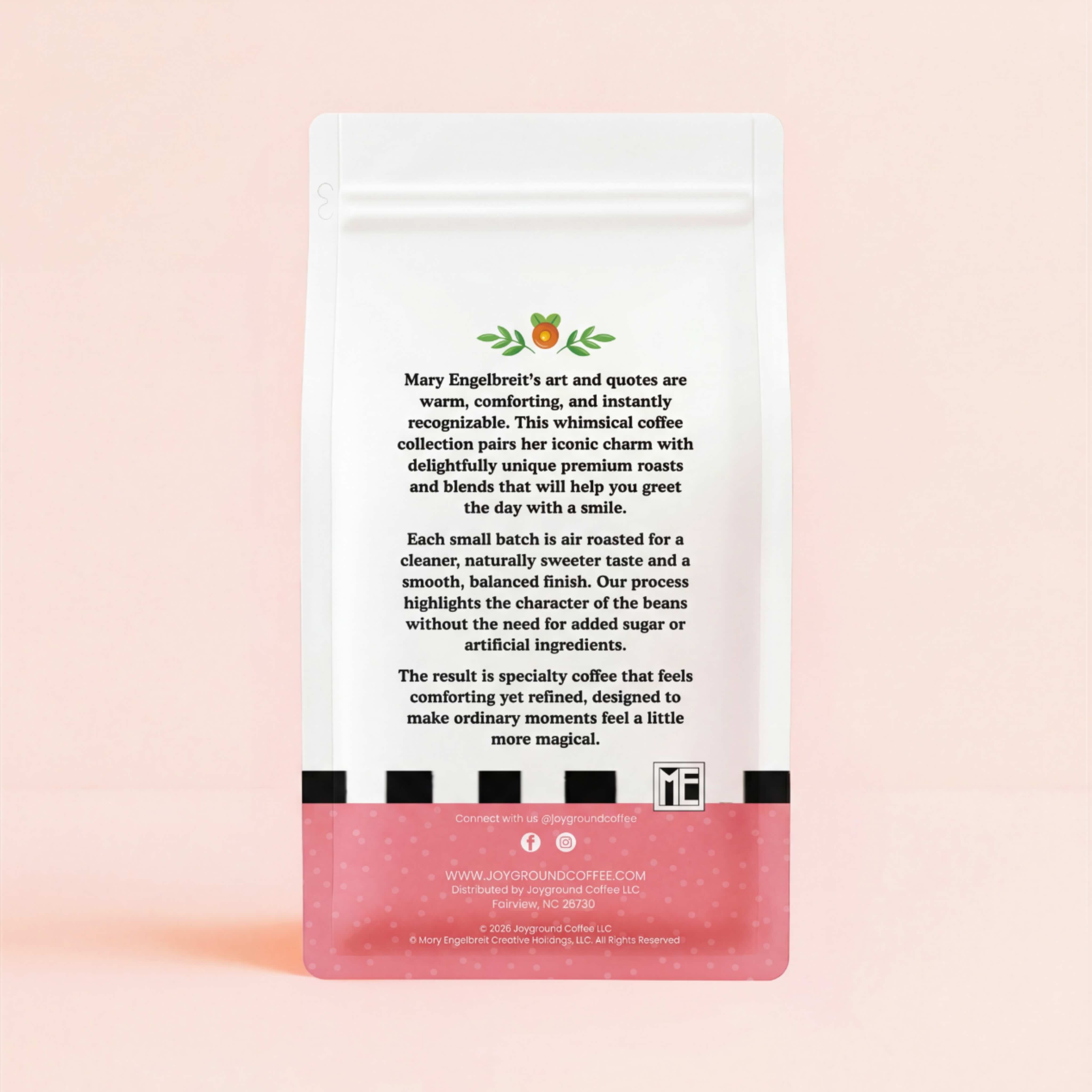 Mary Engelbreit Joyground Coffee Bag Back View
