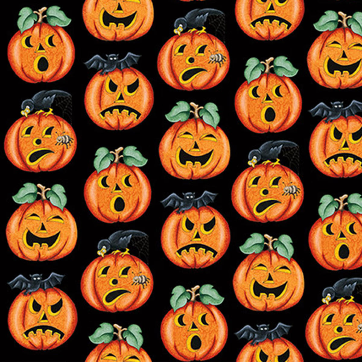 Jack O Lanterns Fabric