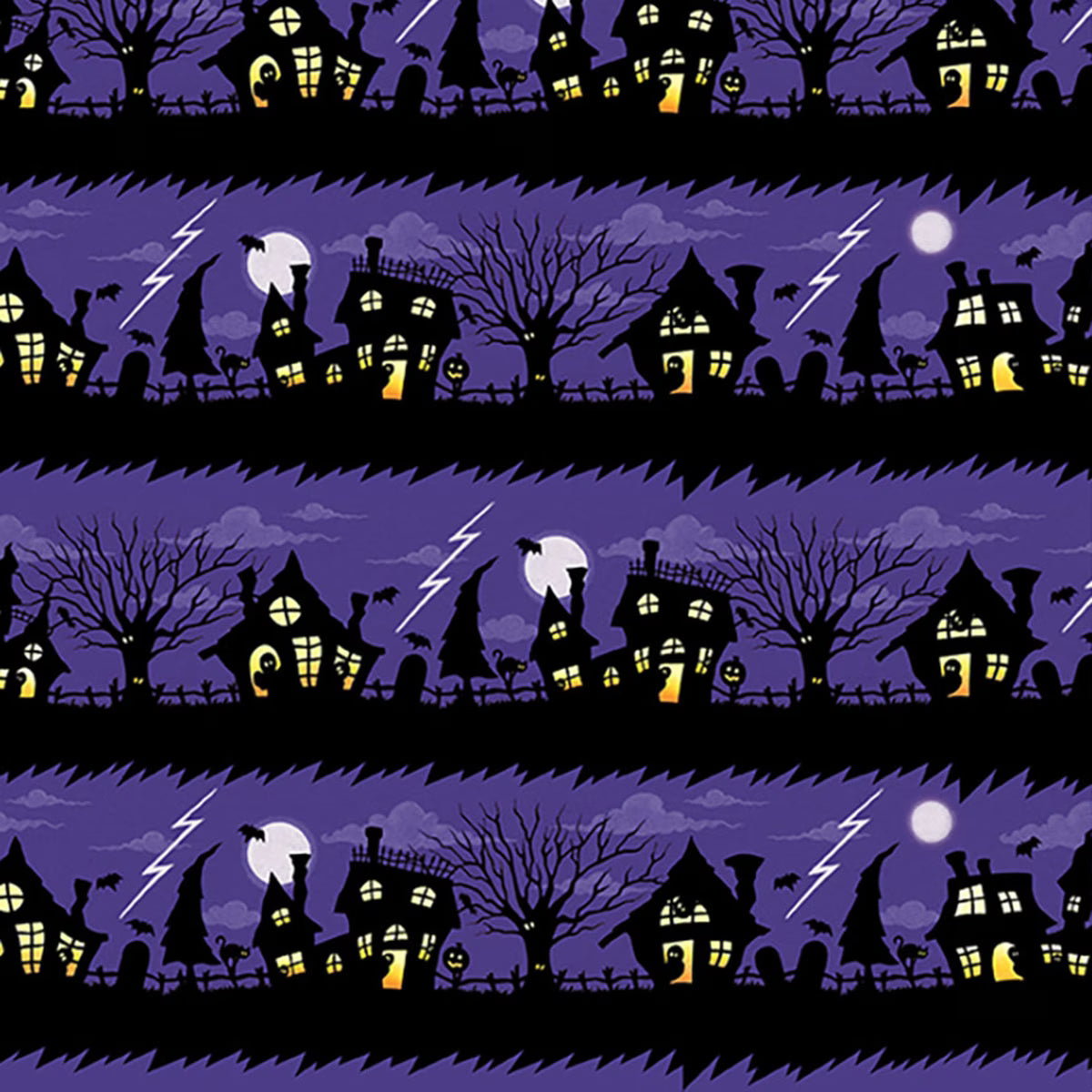 Spooky Street Fabric