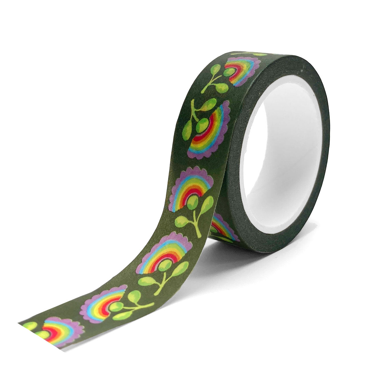Rainbow Green Washi Tape