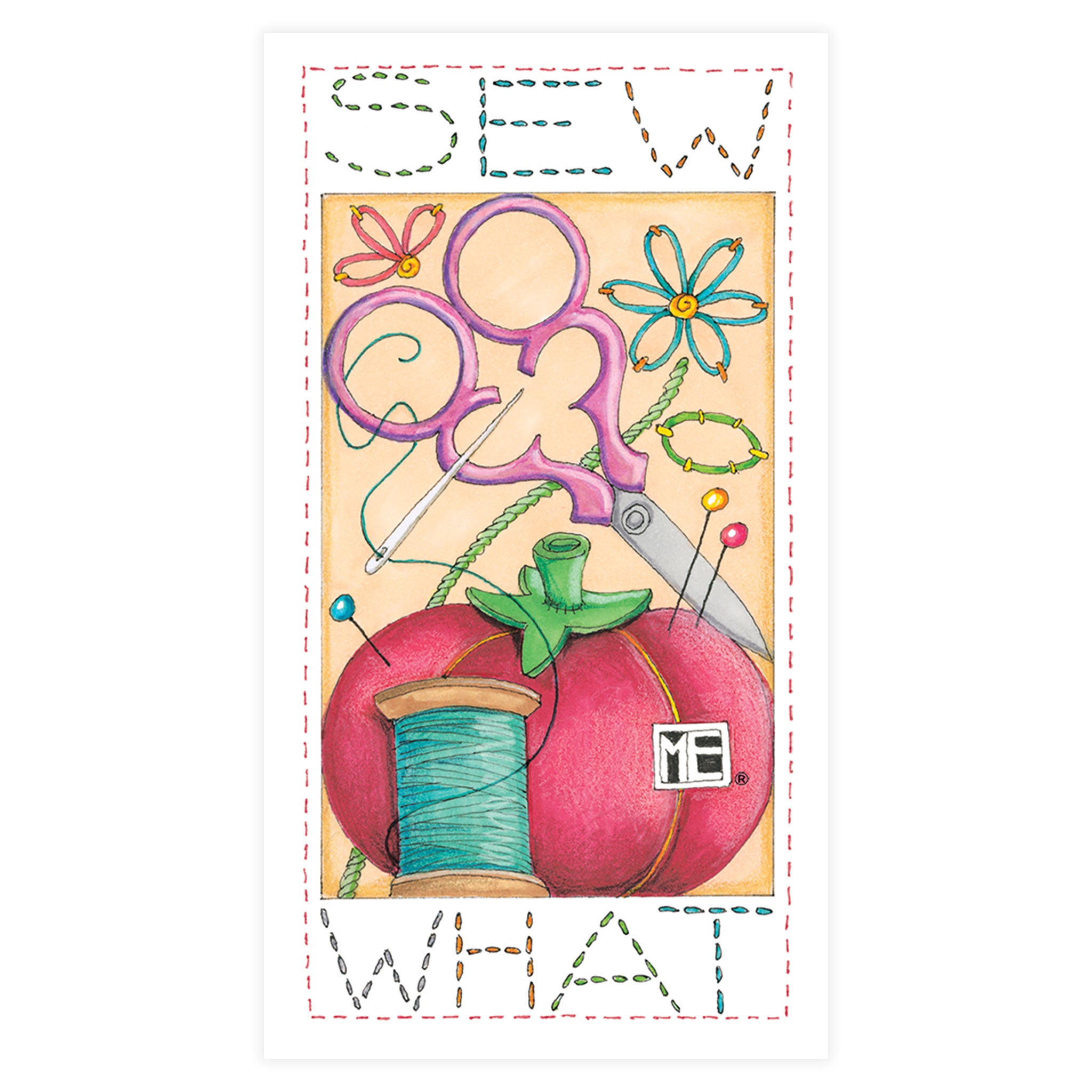 Sew What Sticker