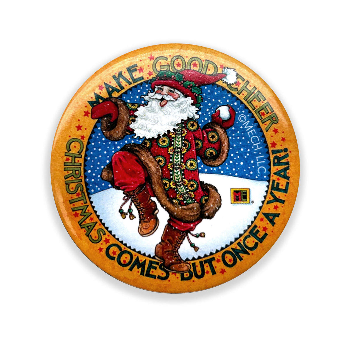 Make Good Cheer Button Pin