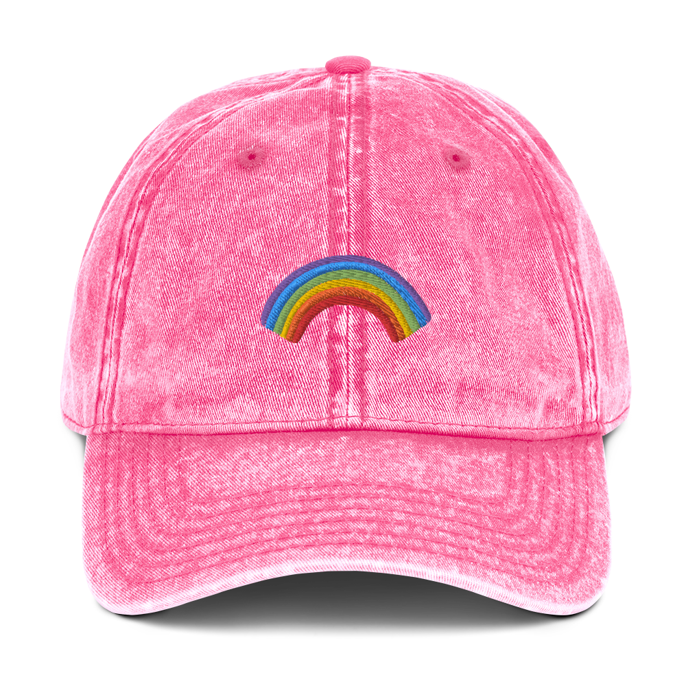 Rainbow Vintage Hat