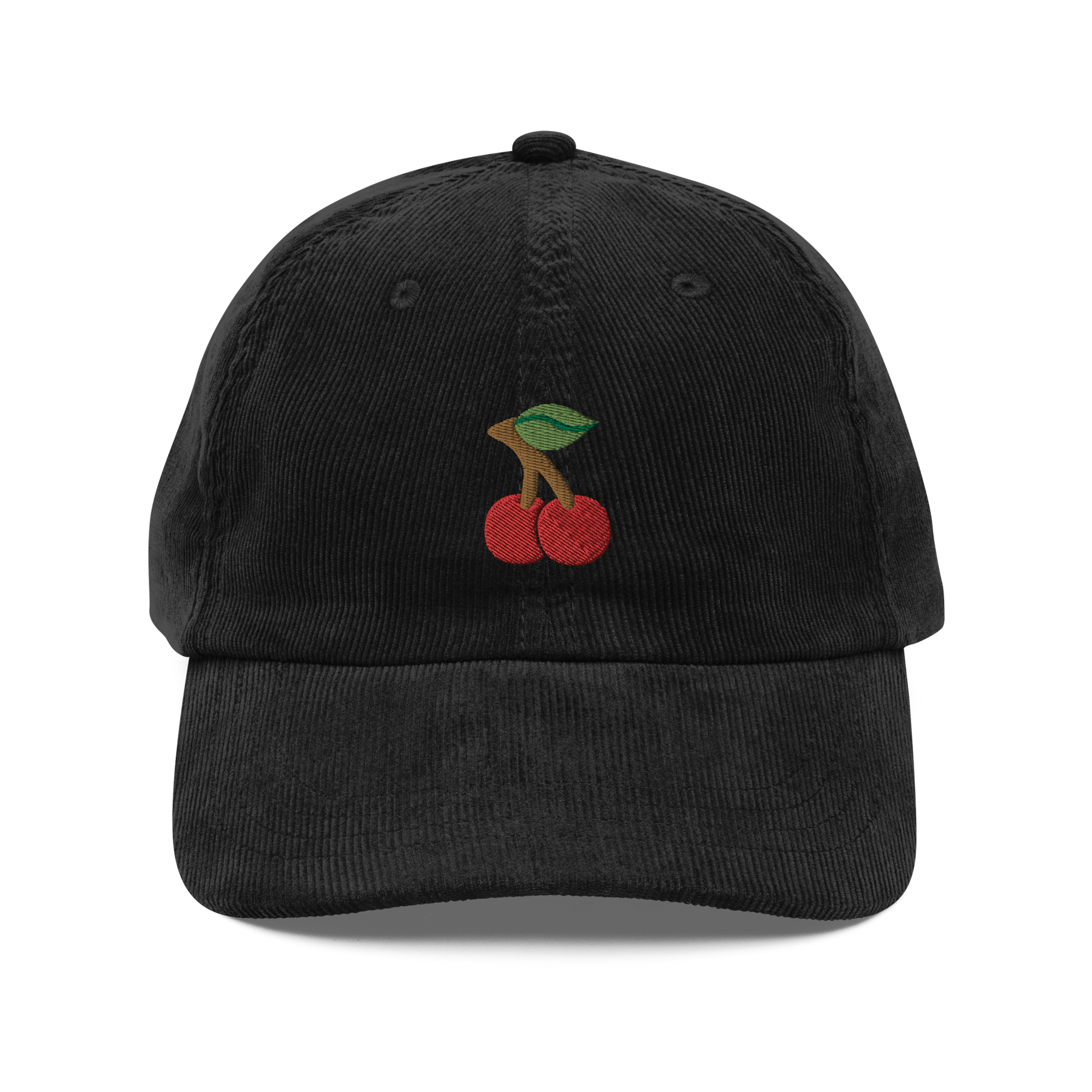 Cherries Corduroy Hat