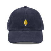 Yellow Holiday Light Corduroy Hat