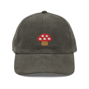 Mushroom Corduroy Hat