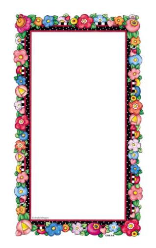 Bright Blossoms Notepad