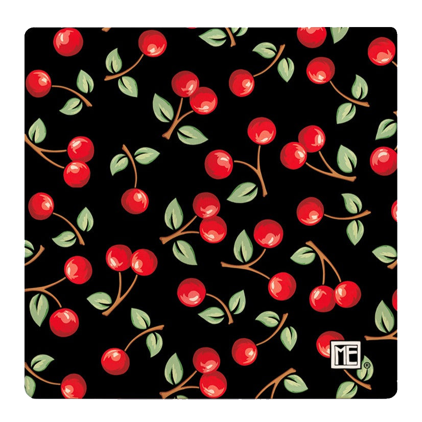 Cherries Ceramic Coaster Set