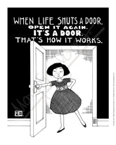 Life Shuts Door Small Print