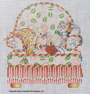 Needlepoint Canvas: Pink Chair