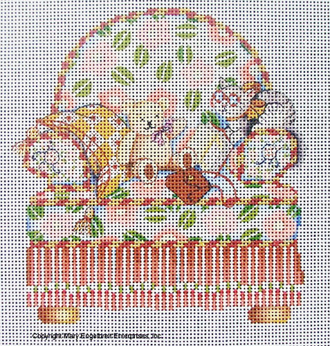 Needlepoint Canvas: Pink Chair