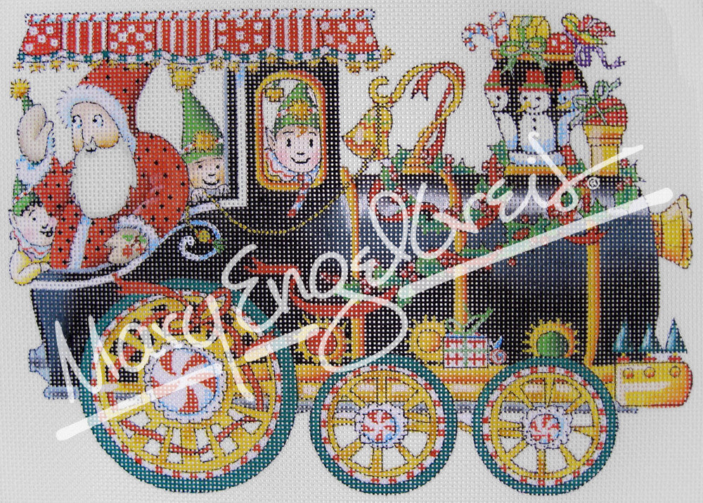 Needlepoint Canvas: Toyland Engine
