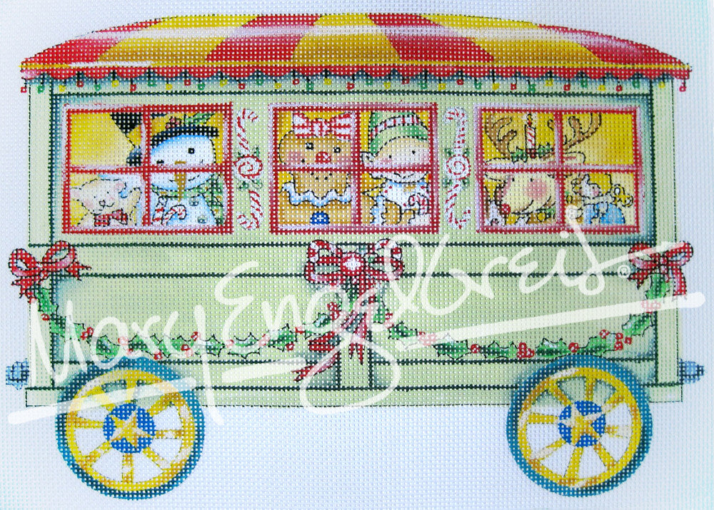 Needlepoint Canvas: Toyland Passenger