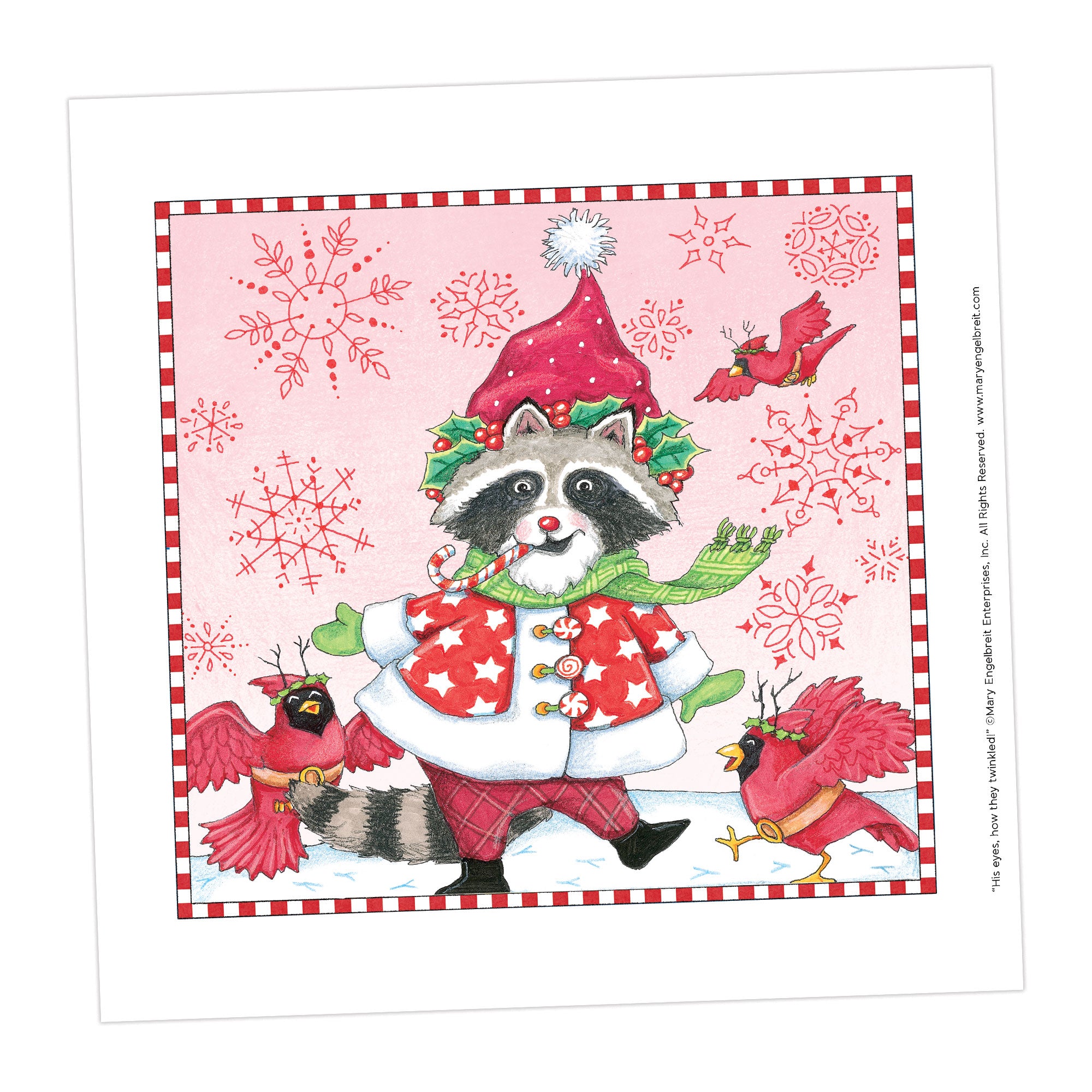 His Eyes, How They Twinkled! Print
