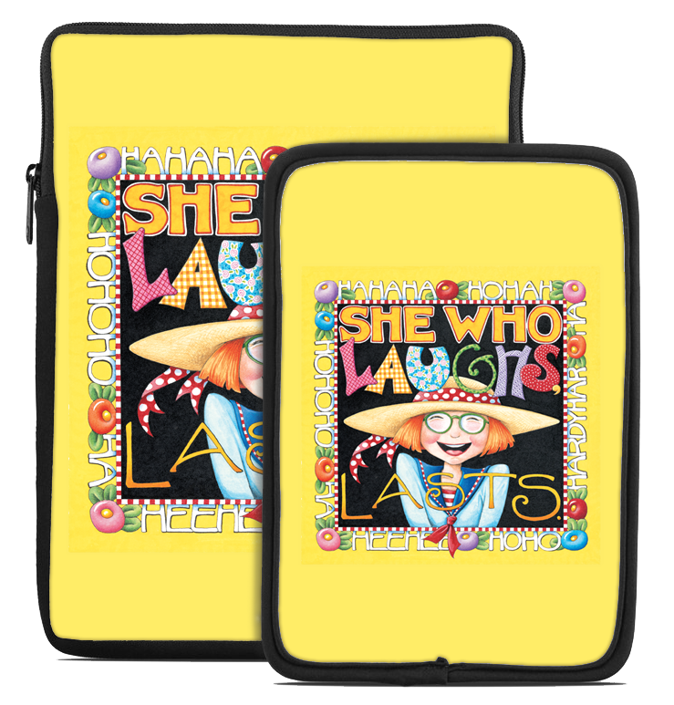 She Who Laughs Tablet Sleeve