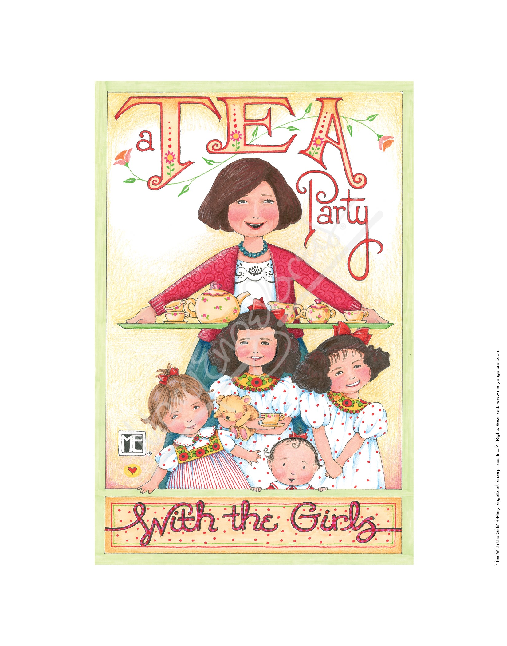 Tea With the Girls Fine Art Print
